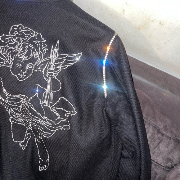 AMIRI JACKET WITH CRYSTALS SIZE 48 EXCELLENT CONDITION - Picture 8 of 10